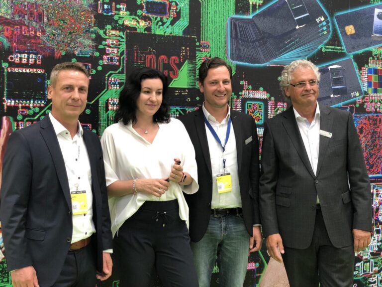 Gruppenbild auf der CEBIT