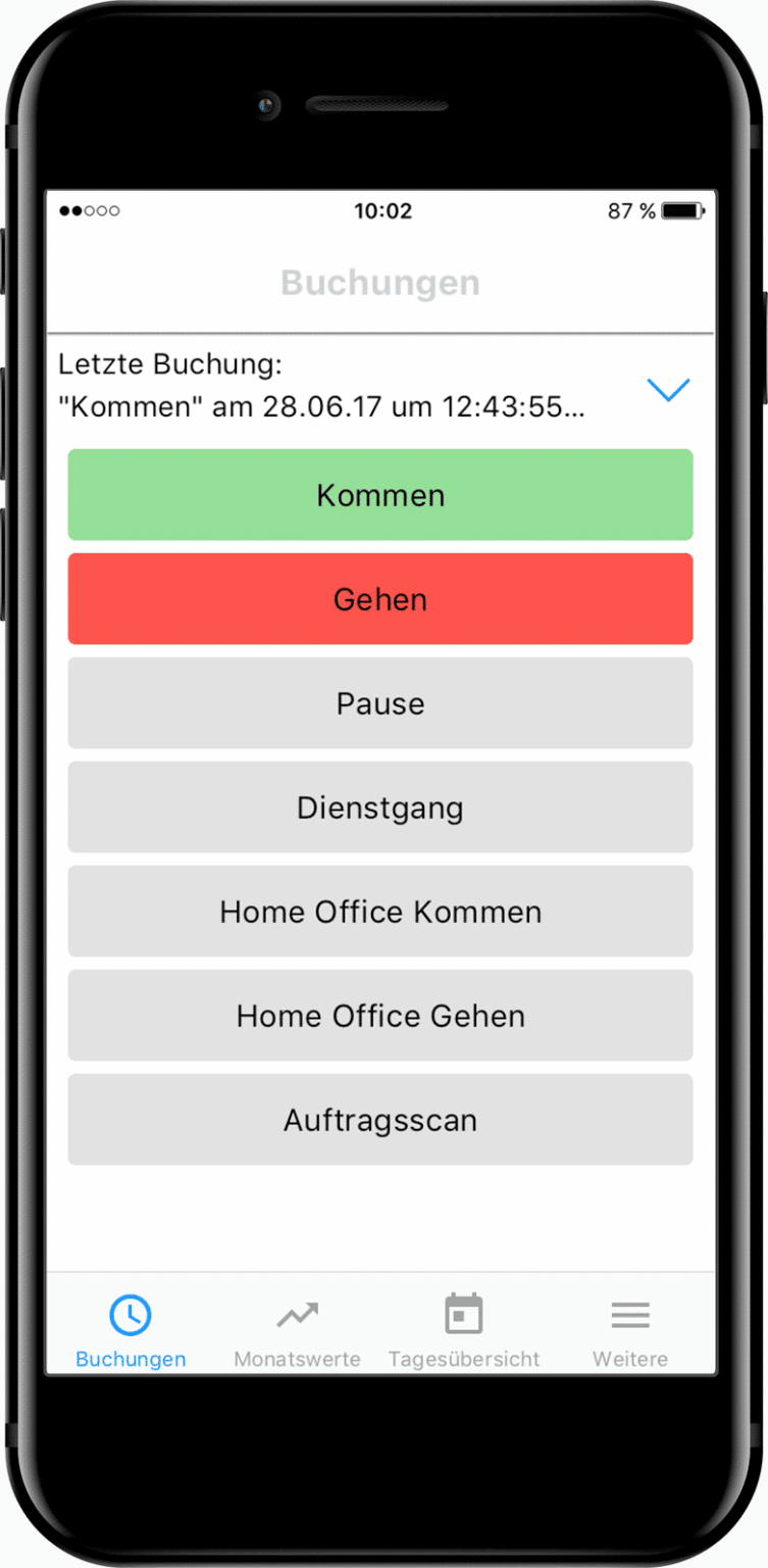 Mobile Zeiterfassung mit der ZMI App