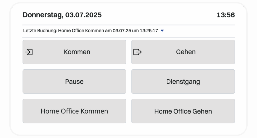 Arbeitszeiterfassung Lösung bei ZMI