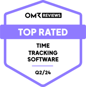 ZMI ist Top Rated Time Tracking Software Q2/2024 bei OMR Reviews