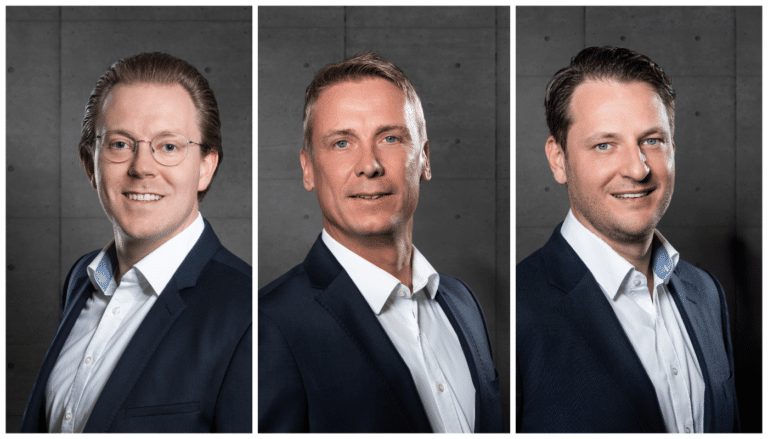 ZMI Geschäftsführer Jonathan Martin, Steffen Berger, Daniel Vogler